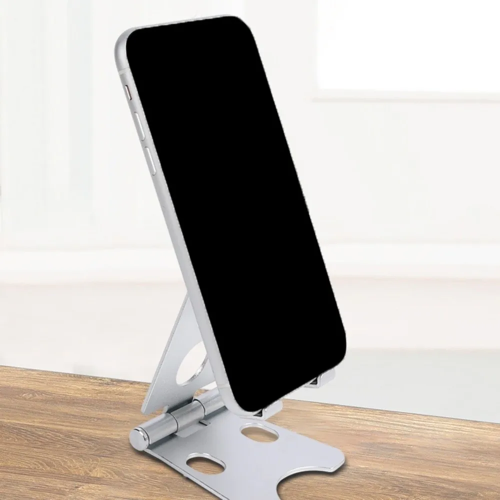 Foldable Mobile Phone Holder Portable Non-slip Mobile Phone Stand Adjustable Aluminum Alloy Table Cell Phone Bracket