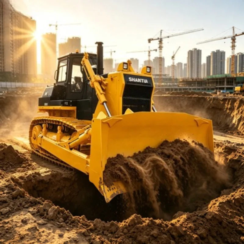 SD22 Crawler Dozer Bulldozer Machine Earthmoving Equipment 220HP Heavy Duty Tracked Dozer for Road Construction Mining Use