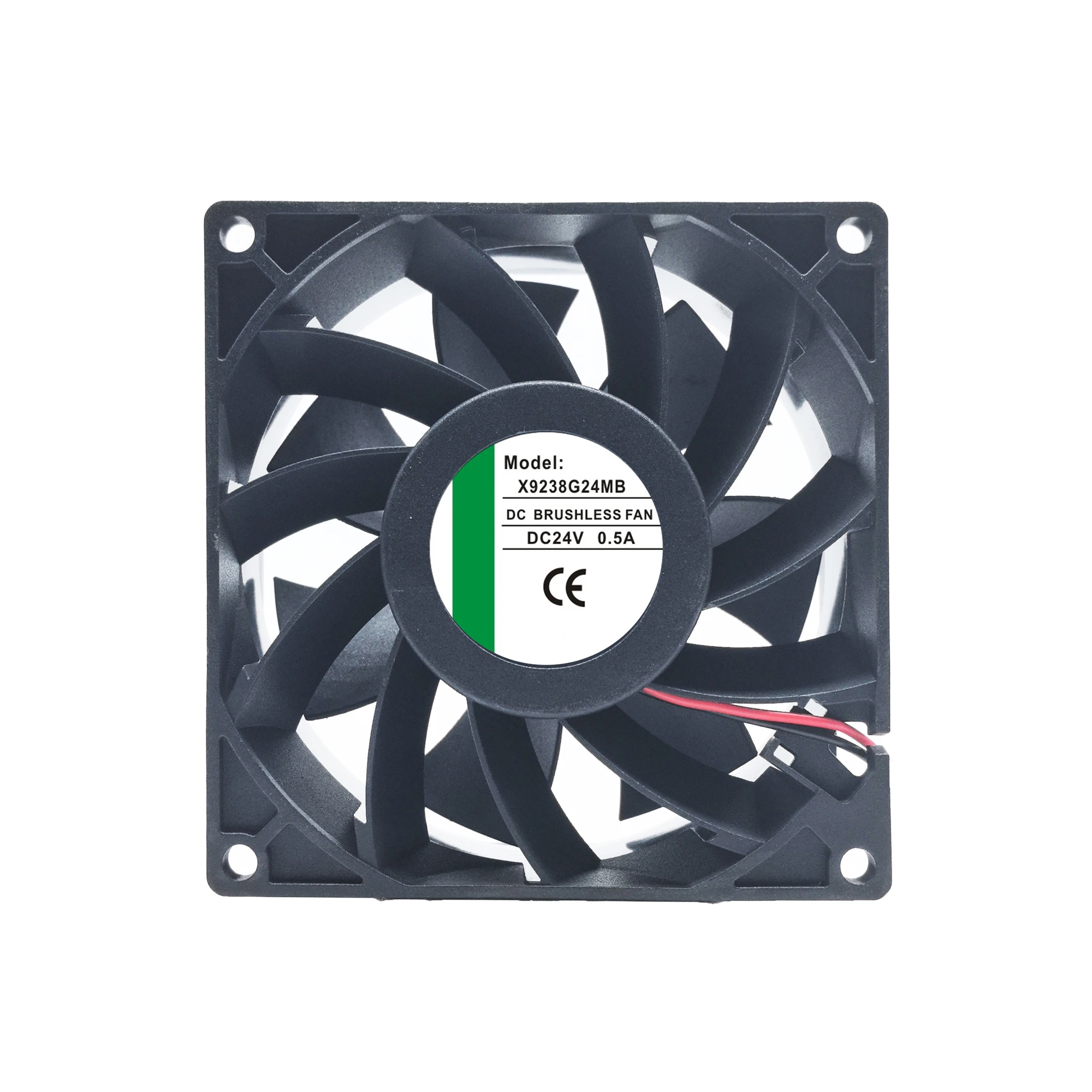 Вентилятор охлаждения X9238G24MB DC 24 В 0,5 А 12 Вт 9 см 9238 92*92*38 мм 2-проводной