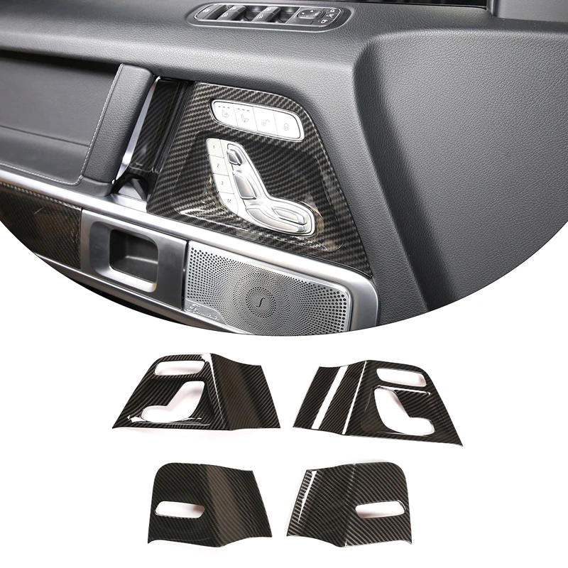 

ABS Car Seat Adjustment Switch Panel Trim Protect Covers For Mercedes-Benz G-Class W463 2019-2020 Interior Styling Accessories