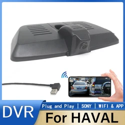 New! Plug and play Dash Cam Camera Car DVR Wifi Video Recorder For HAVAL H6 2021 2022,Power from USB,Wireless DashCam HD 1080P