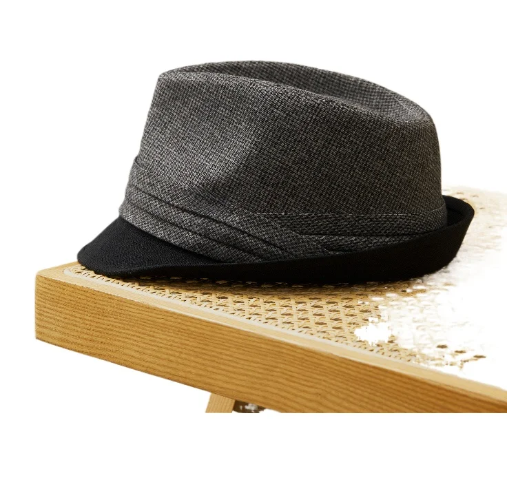 

Spring and summer new jazz hat male gentleman middle-aged cool handsome fashion casual big head circumference