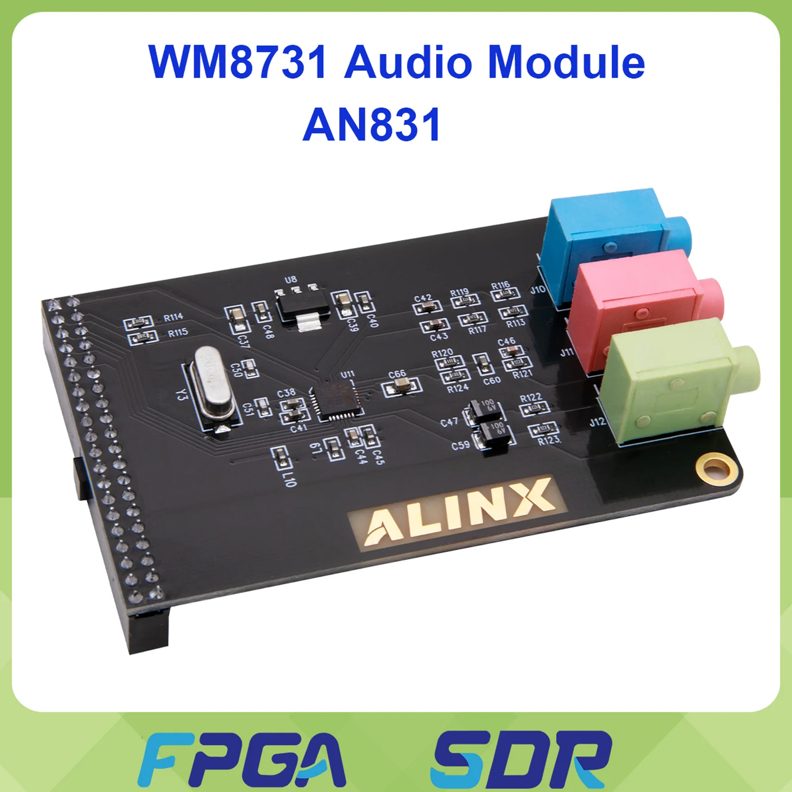 alinx-an831-wm831-fpga-ボード用オーディオ処理モジュール-デジタル信号処理ボード