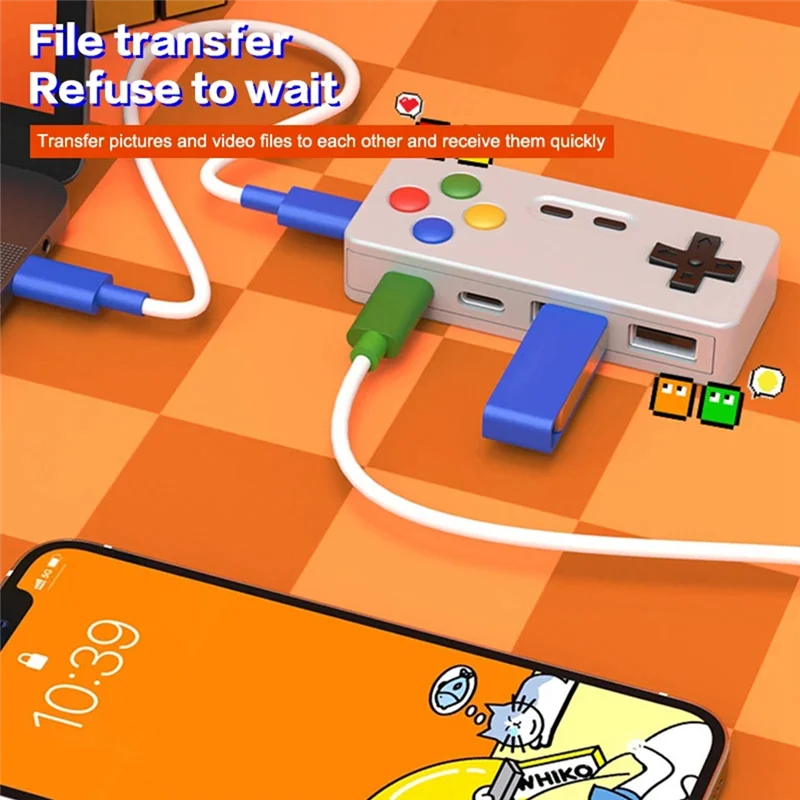 لأجهزة الكمبيوتر المحمول لوحة مفاتيح وماوس U-القرص محول 4In1 غمبد النمذجة محور أذرع التحكم في ألعاب الكمبيوتر USB Type-C واجهة-BTFL