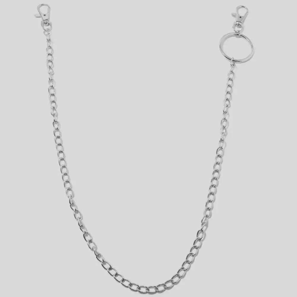 Cool Belt Chain  Three Layers Accessory Pants Chain  Hip Hop Delicate Pant Key Ring