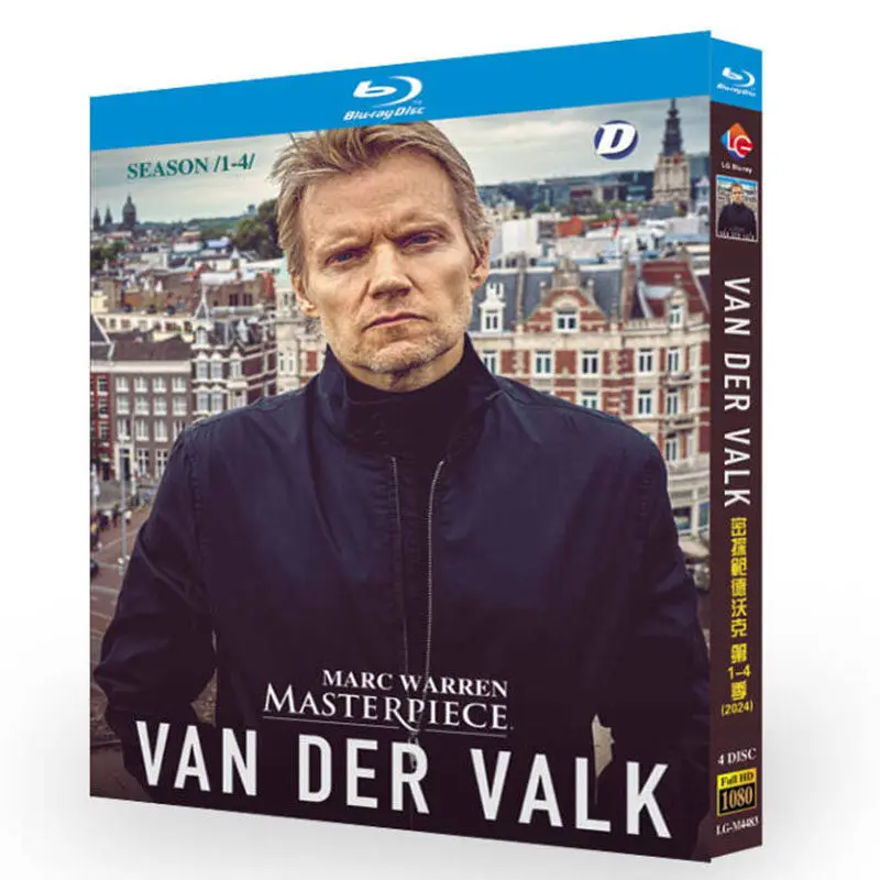

BD Blu-ray High-Definition: Американский телесериал «Ван дер Валк», сезоны 1–4, 4-дисковый бокс-сет