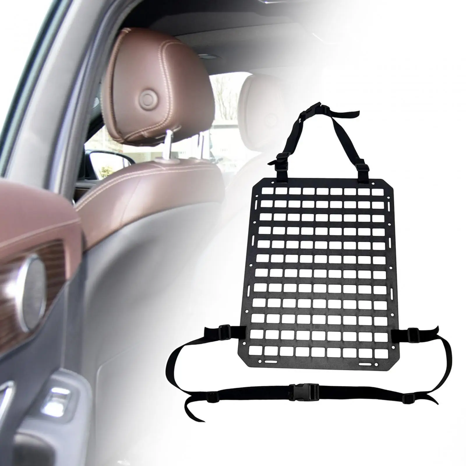 لوحة مولي للمركبات، ملحقات منصة المقعد الخلفي العالمي، سعة كبيرة #3