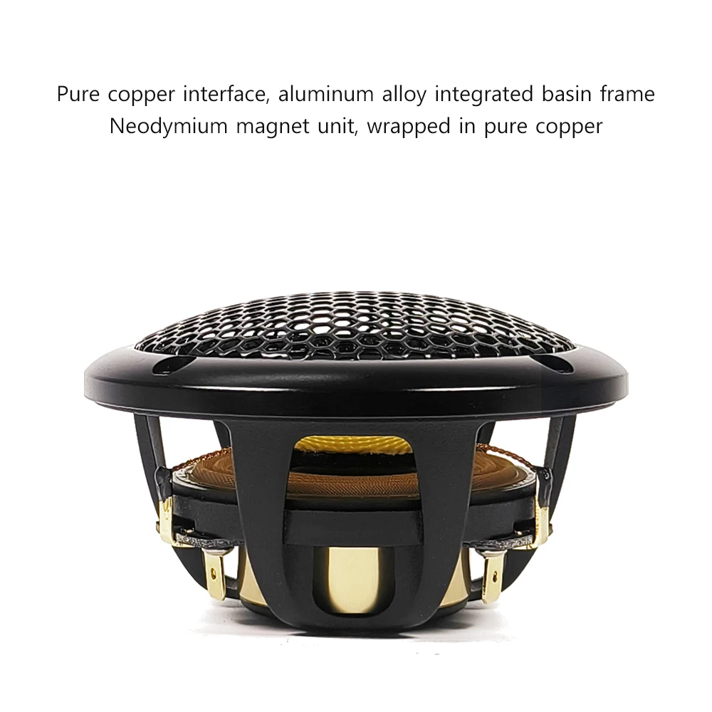 Picture 4: 2pcs 3.5-inch bullet guided mid-range speaker, car center speaker, luxury car two-way three-way 3-inch mid-range speaker