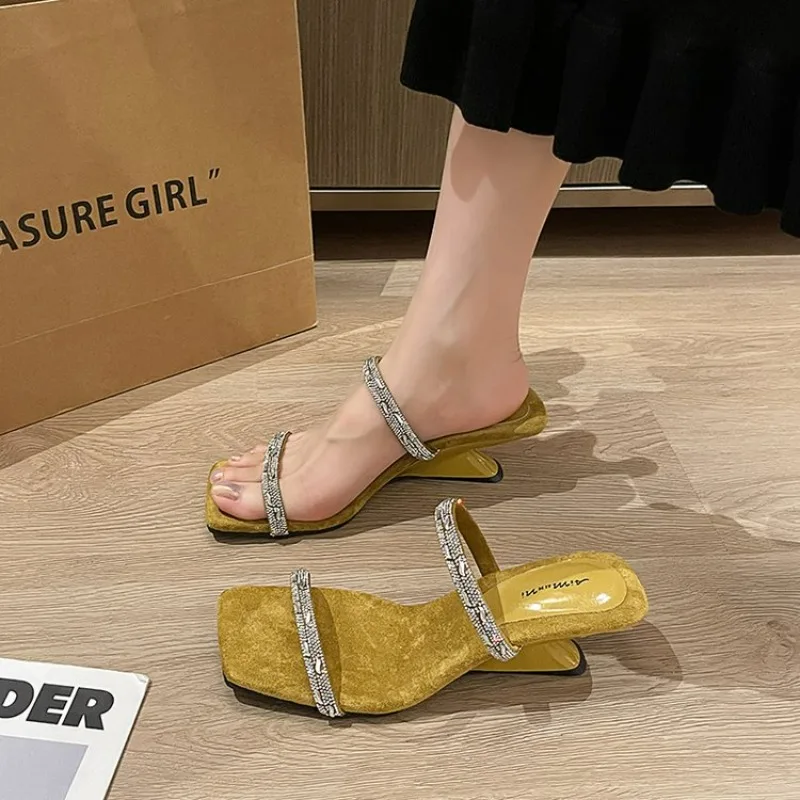 

Newest Style High Heels Sexy Pumps Women Shoes women's sandals summer 2024 Wedding Shoes for Women Shallow Pointed slippers