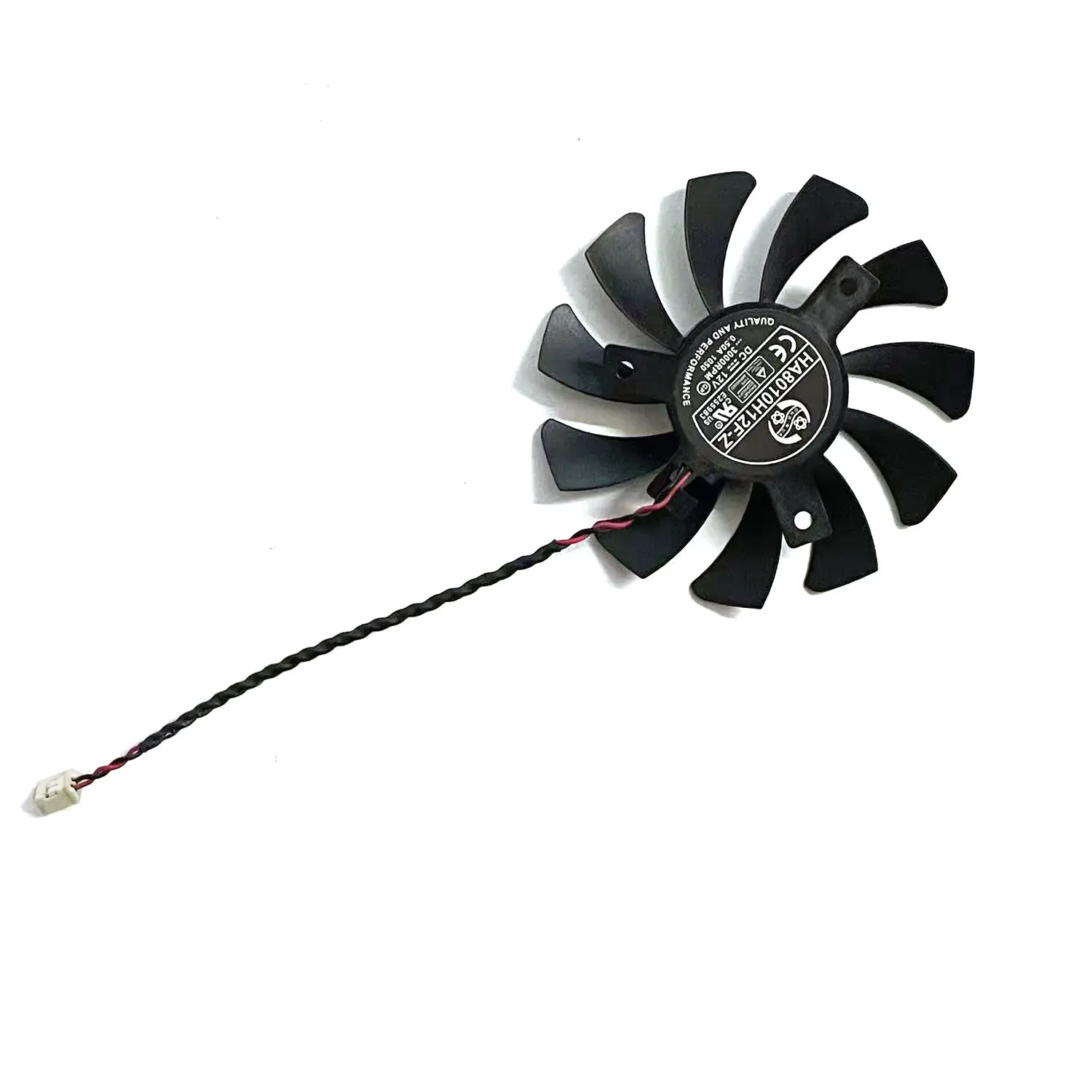 

For MSI GeForce GTX730 740 750 750ti OC graphics card replacement 75MM 2PIN HA8010H12F-Z suitable