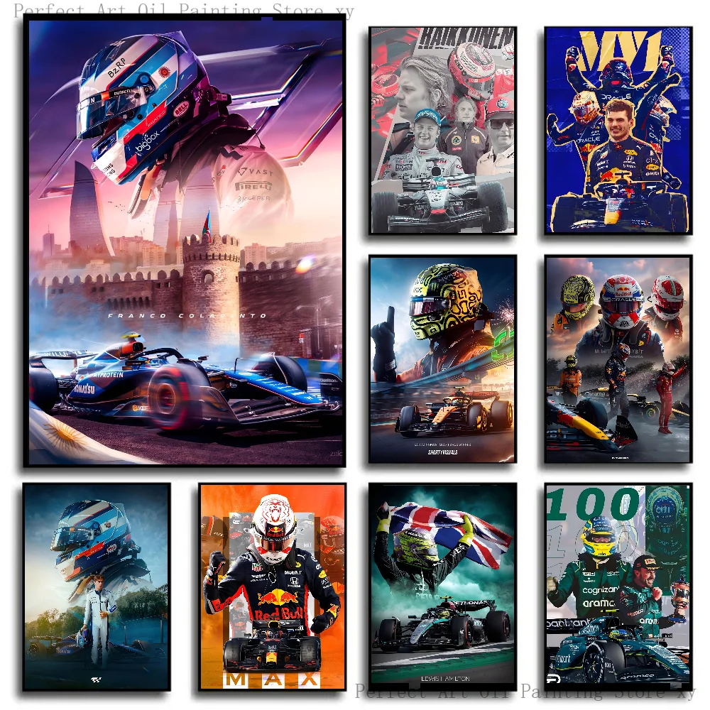 1PC F1 Racer Poster Poster Paper Print Home Living Room Bedr
