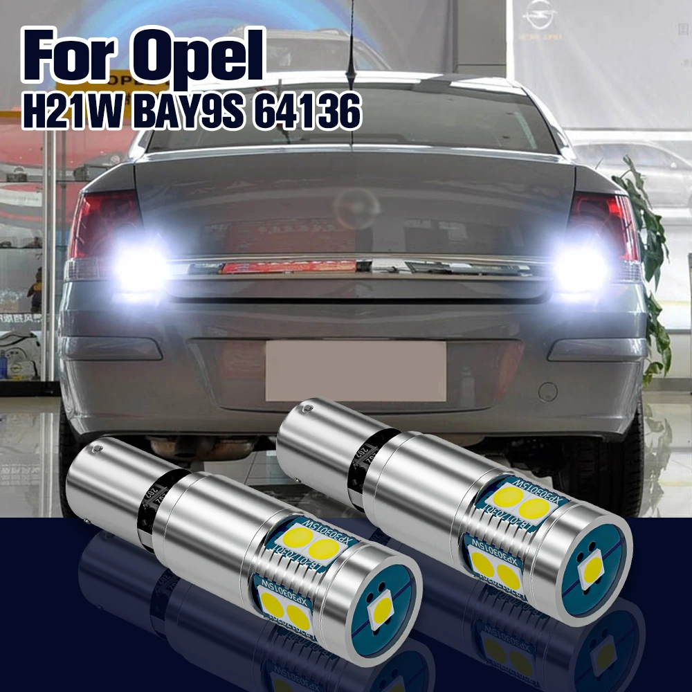 

Reverse Light H21W BAY9S 64136 2x LED Backup Lamp For Opel Astra J 2009 2010 2011 2012 2013 2014 2015 Accessories