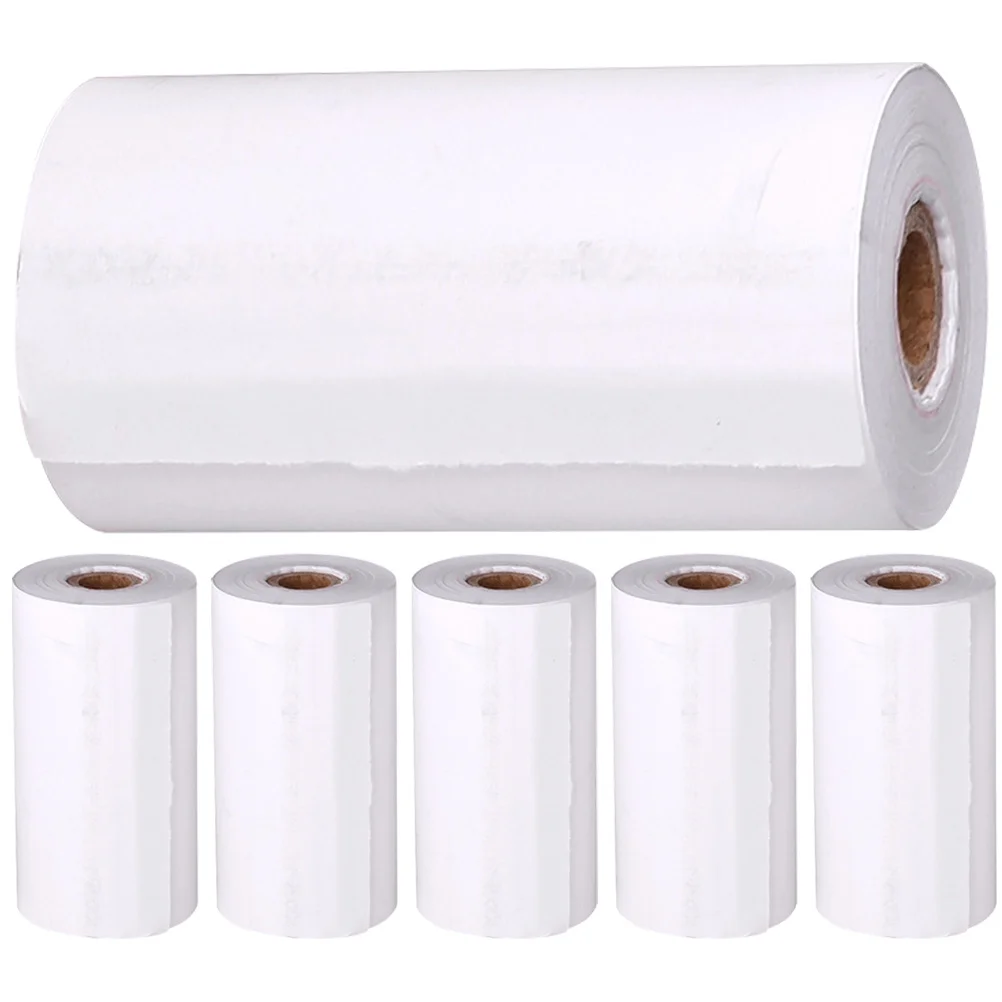 

6 Rolls Instant Camera Thermal Paper for Photo Printer Refill Bright Color Printing Paper Refill for Instant Camera