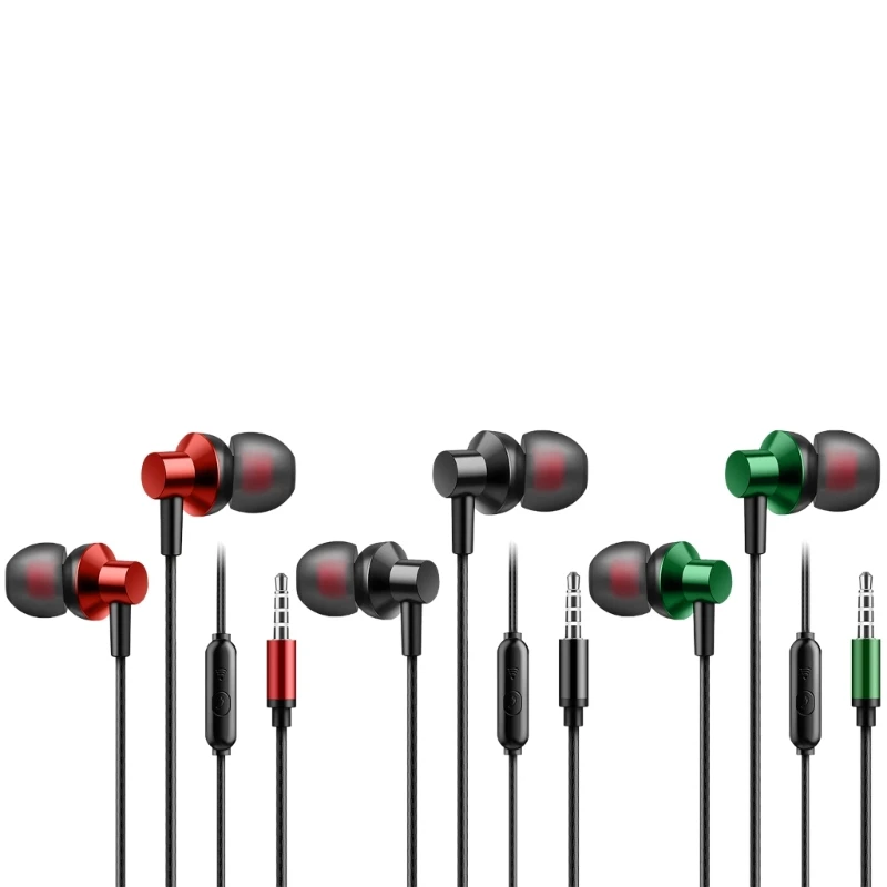 

Upgrades Sound Earphones In Ear Headphones Wire & Adjustment In Ear Headphones Comofortable Earbud for Music Enthusiasts