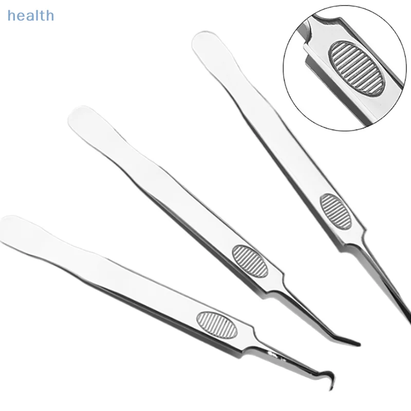 Pincettes à Clip pour points noirs, modèle Ultra-fin antidérapant, beauté du visage, santé, spécial dissolvant de points noirs, outil d'aiguille pour l'acné, 1 pièces