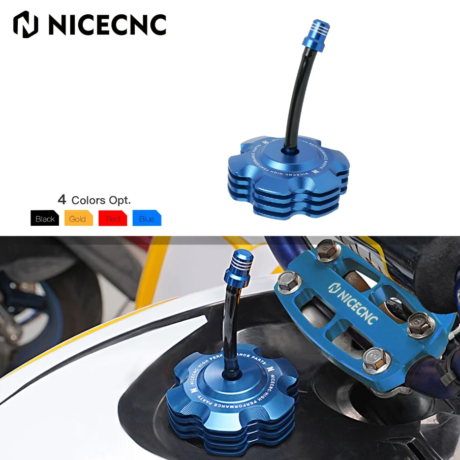 Tampa de Combustível NICECNC Raptor 700 para Yamaha RAPTOR 700R Grizzly 125 TTR110E YZ65 2011-2026 Acessórios para Motocicletas e ATVs em Alumínio