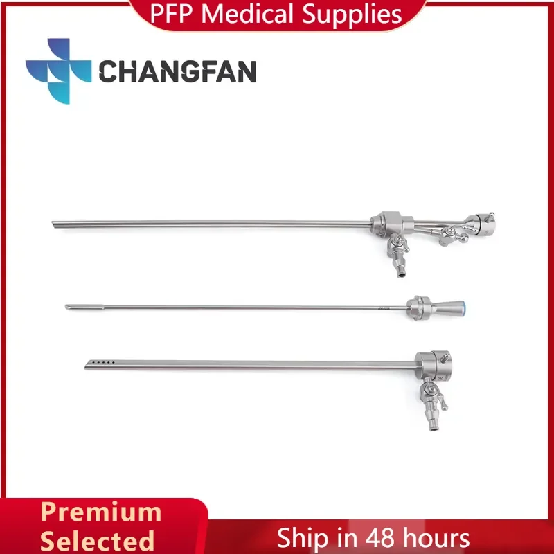 AP03 Gynecology Instruments Hysteroscopy Set with Sheath and Obturator for 2.9mm 3mm 4mm Hysteroscope 5Fr 6Fr