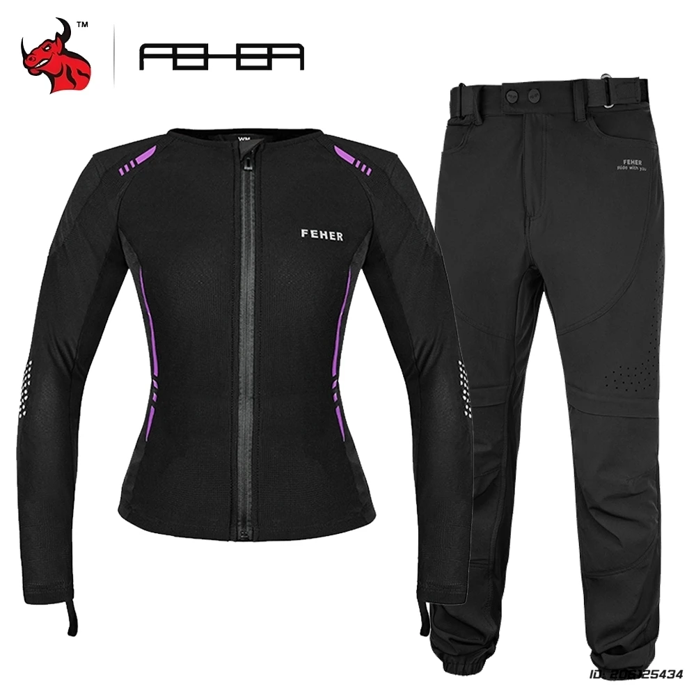 

Women Motorcycle Armor Full Body Summer Motorbike Protective Jacket Motocross Racing Pants Motorcycle Racing Protection Armor