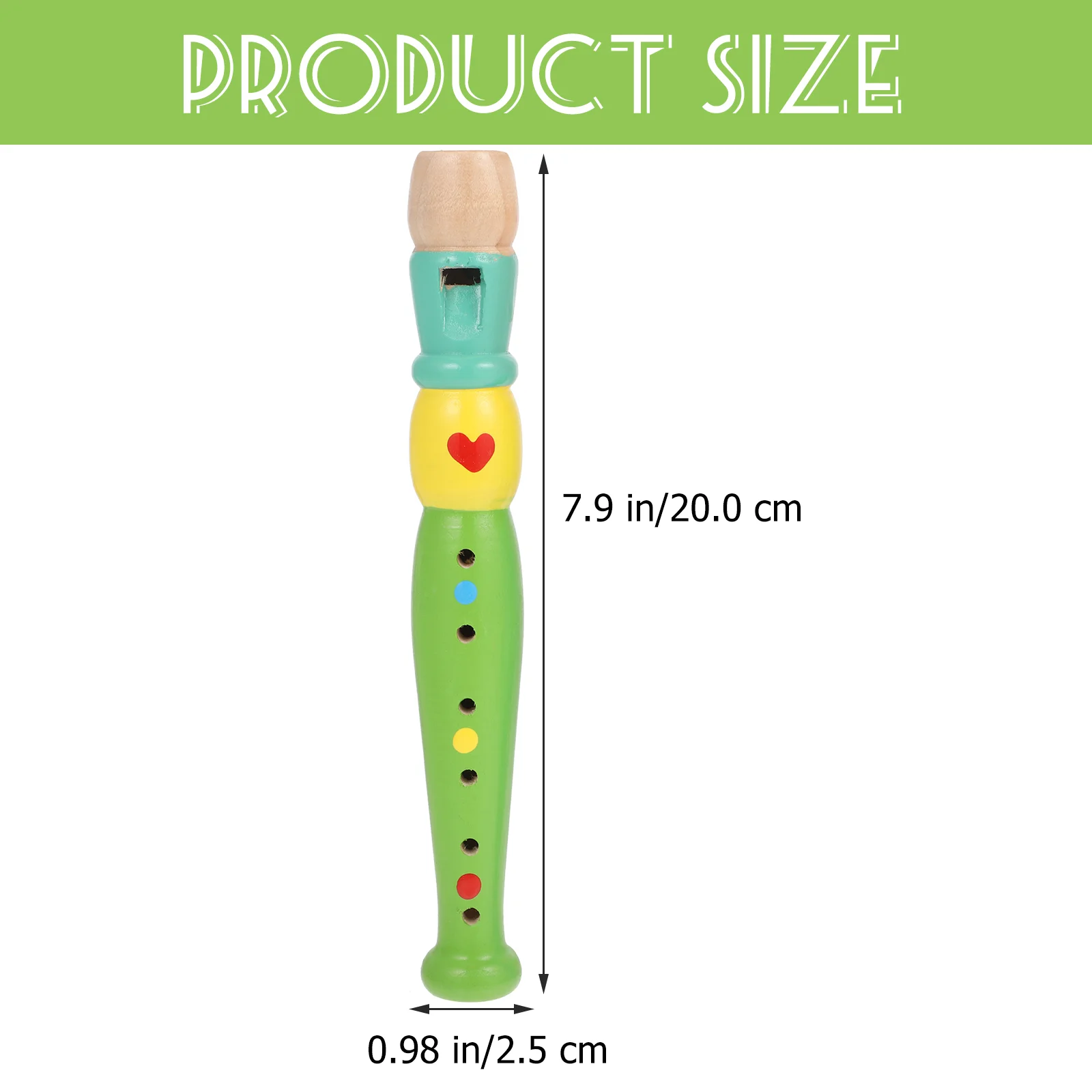 2 ชิ้น 6 หลุม Piccolo พัฒนาเครื่องบันทึก Woodwind เครื่องบันทึกเสียงขลุ่ยเครื่องดนตรีเด็กสําหรับเครื่องดนตรีของเล่น