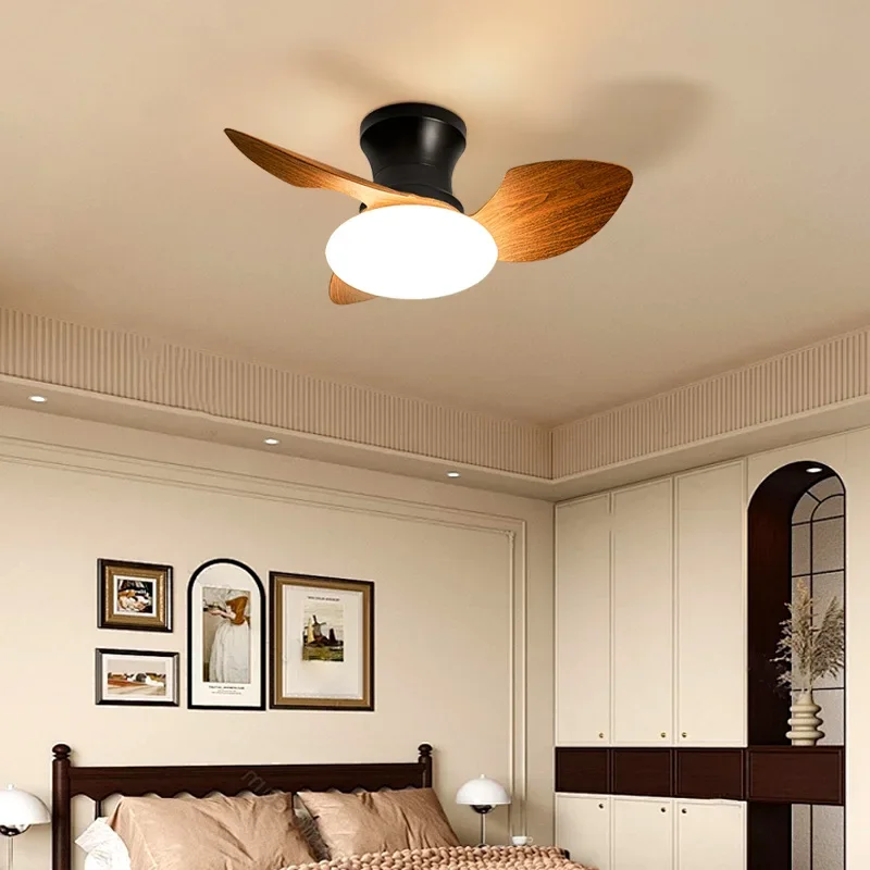 Bedroom fan light frequency conversion mini ultra-thin ceiling fan light frequency conversion ceiling fan light