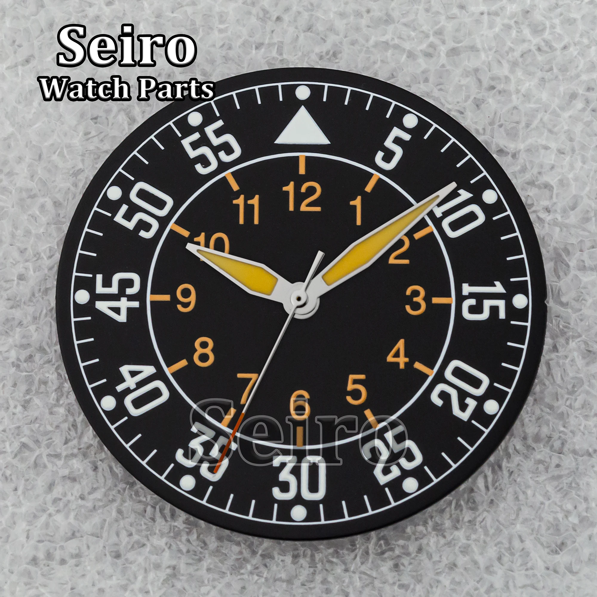 NH35 Case Dial Stainless Steel 100m Water Resistant 42.7mm Case for Mark XX Watch Accessories Replacements NH35 NH36 Movement