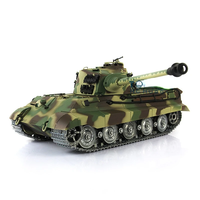 1/16 HENG LONG 7.0 Customized King Tiger RC Tank 3888A Metal Wheels Barrel Recoil TH17529-SMT4