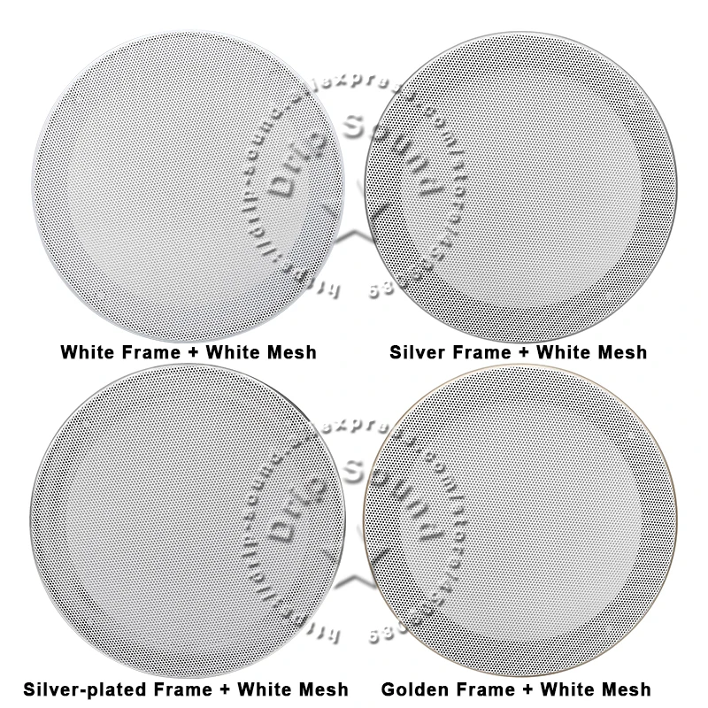 

1x For 4"/5"/6.5"/8" Inch Ceiling Mountable Speaker Grill Cover High-grade Car Audio Decorative Circle Metal Mesh Protection 16B