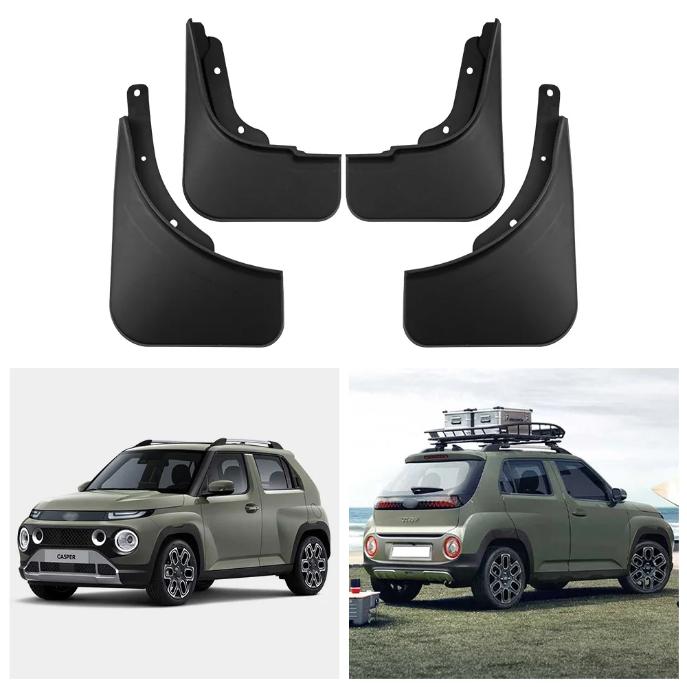 

4pcs Car fender Mud Flaps Mud Fenders Mudguards For Hyundai CASPER EV 2024 Mudflaps Splash Guards Mud guard flaps Accessories