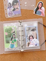 M5 A8 PP Pocket For Loose-leaf binder Transparent printing Journal Notebook Decoration