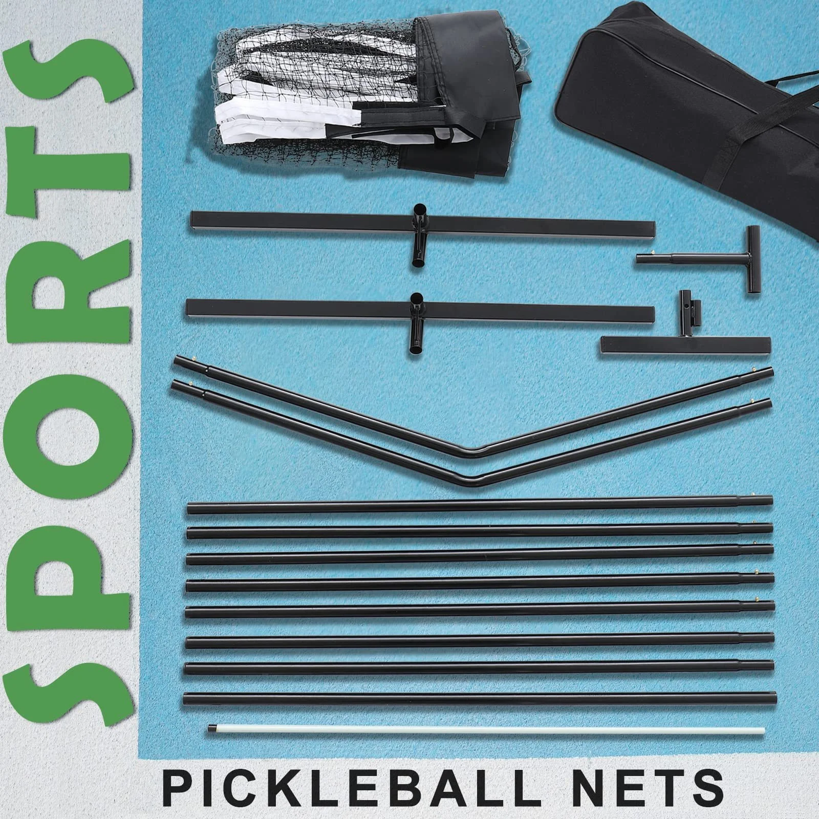 

Портативная сетка для бадминтона и пиклбола длиной 6,7*0,9 метра, специальная сетка для мячей с сумочкой для соревновательных игр