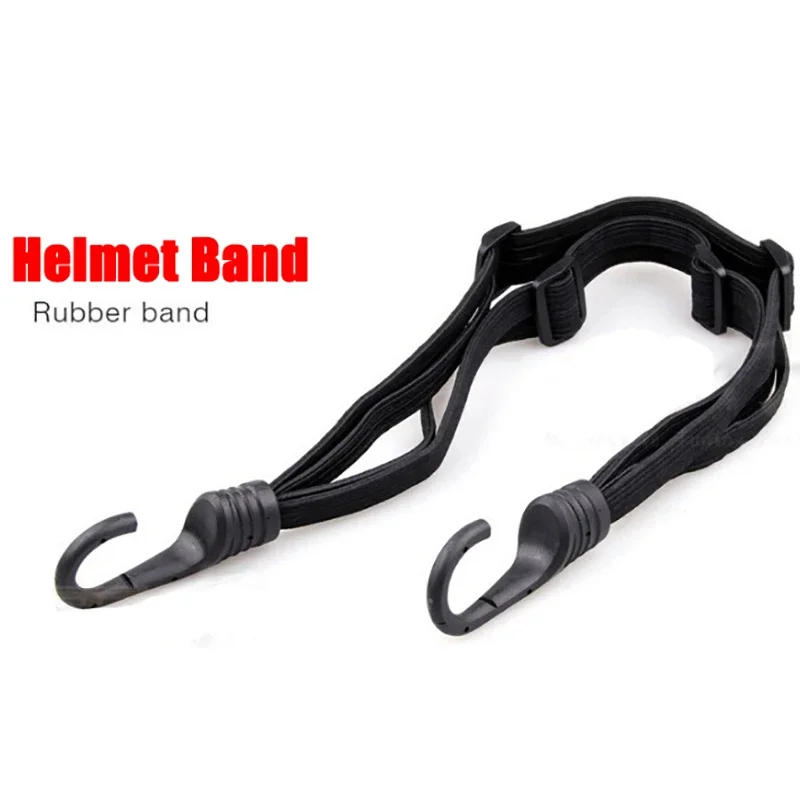 Motorcycle Band Luggage Helmet belt Net fixed rope elastic Helmets Hook Rope Baggage Fixed rope