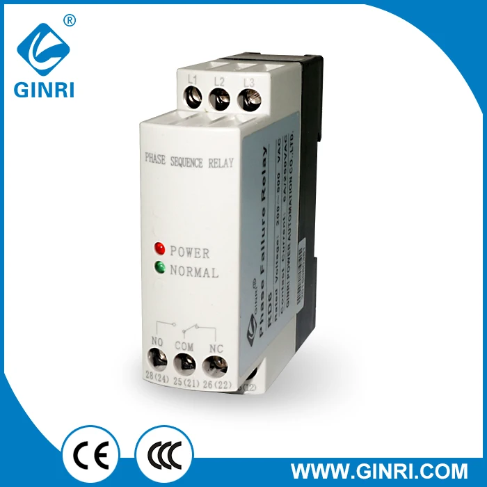 3PCS Phase Reversal And Phase Failure Relays RD6