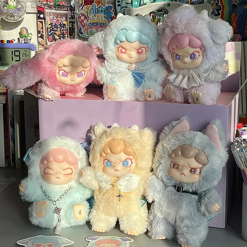 

Подлинная в наличии серия Dora Shanhai Yimeng, виниловая слепая коробка для лица, модные игрушки, милый кулон, настольные украшения, подарки на день рождения для девочек