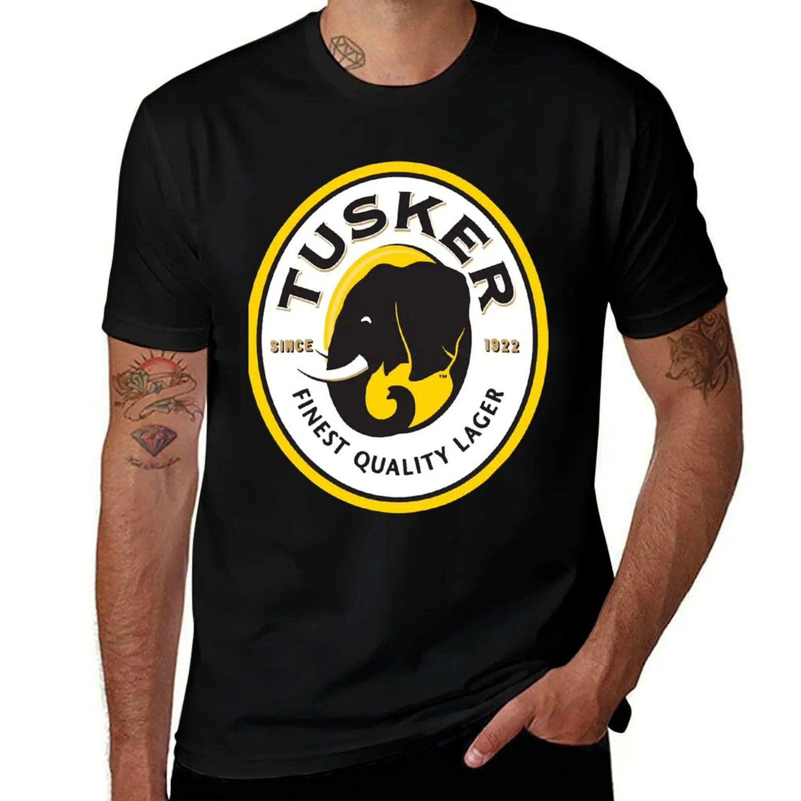 BEST SELLER Tusker Lager Logo Merchandise Essential T-Shirt custom t shirt tops Blouse t shirt men 100℅ cotton