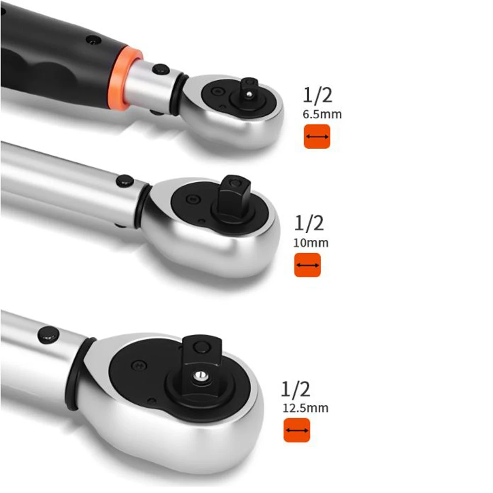 

1pc Torque Wrench with Square Drive and Adjustable Torque Settings Featuring Smooth Ratchet Head for Precision Bolt Fastening