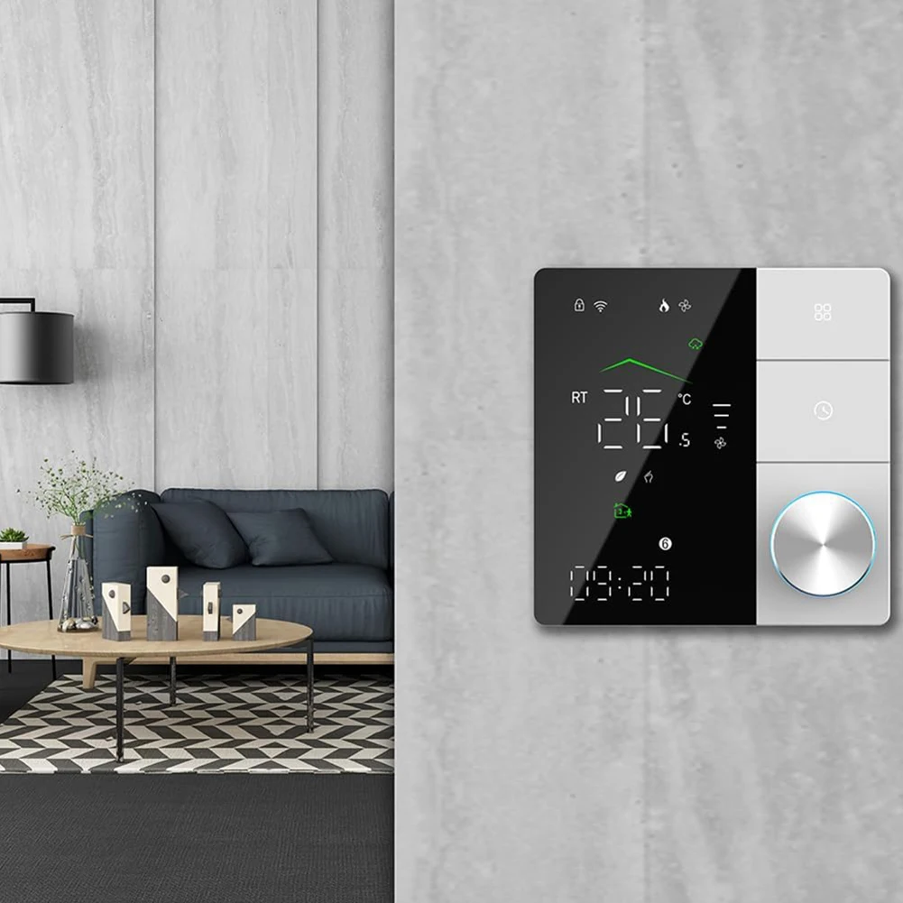 

Электрический нагревательный термостат с умной ручкой с доступом WLAN и программируемым расписанием отопления для индивидуального контроля температуры