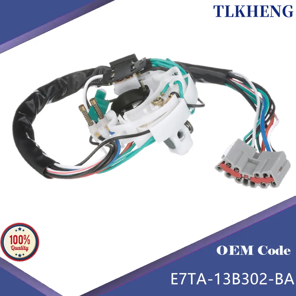 

E7TA-13B302-BA Turn Signal Switch For Ford Bronco F-150 F-250 F-350,1987-1991