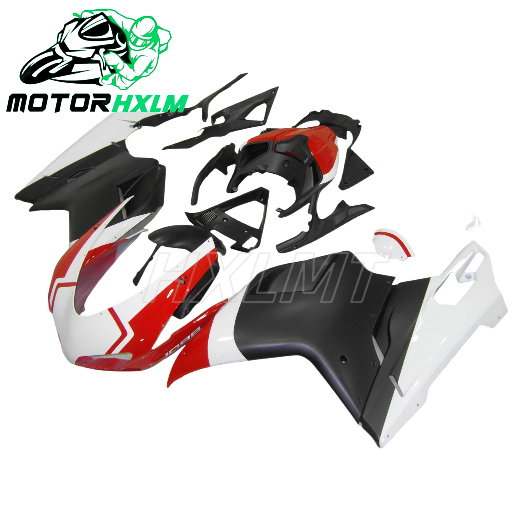 For Ducati 848 1098 1198 1098S 07-11 injection Fairing Kit Motorcycle Body Shell Kit 848 Evo1098 1198 1098S 07 08 09 10 11 4