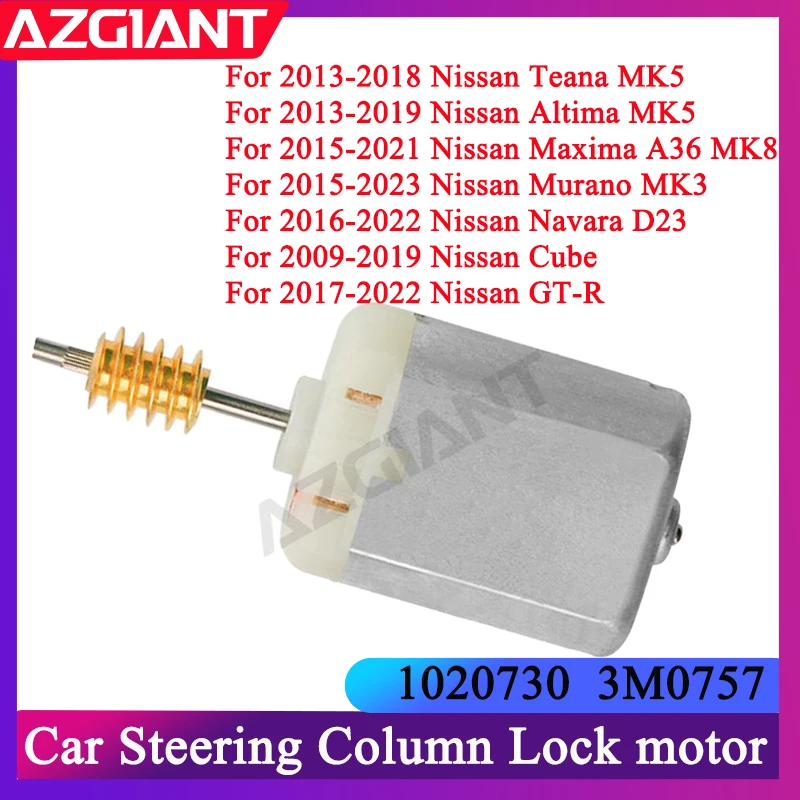 

1020730 3M0757 Car ESL/ELV Steering Column Lock motor For Nissan Teana/Altima MK5 Maxima A36 MK8 Murano MK3 Navara D23 Cube GT-R