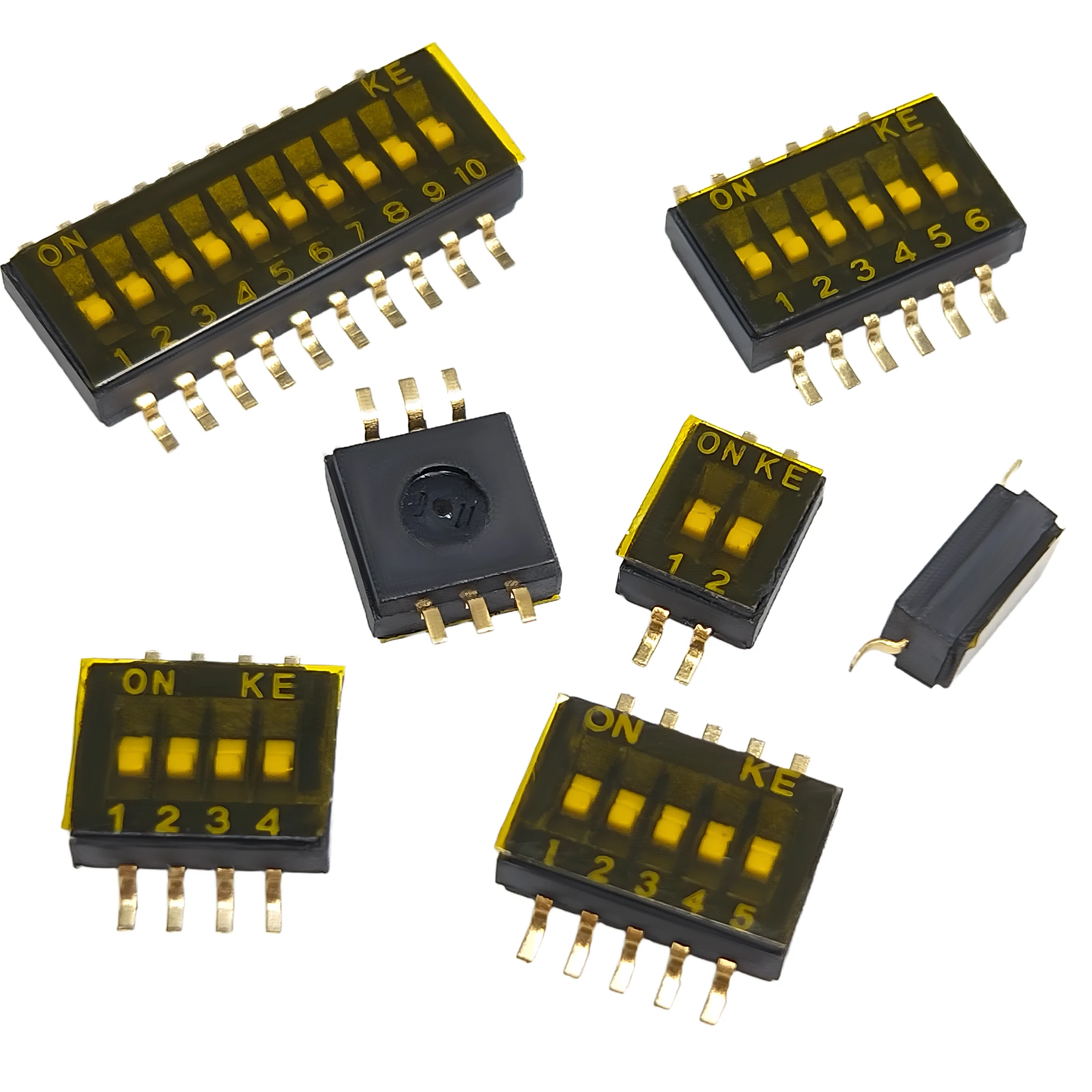 Brand new original KE DSHP04TSGER 1.27mm coded dip switch 1/2/3/4/5/6/8/10 position patch dip switch