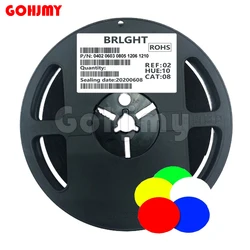 1Reel 4000PCS 3000PCS 2000PCS 0402 0603 0805 1206 1210 smd led White Red Blue Yellow Green light emitting diode Light Diode Set
