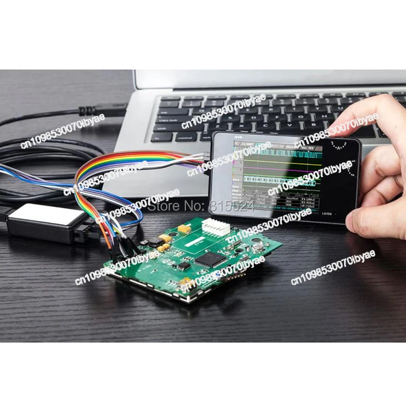 محلل منطق رقمي صغير DSO LA104 شاشة 2.8 بوصة 4 قنوات SPI IIC UART قابل للبرمجة 100 ميجا هرتز معدل أخذ العينات القصوى #6