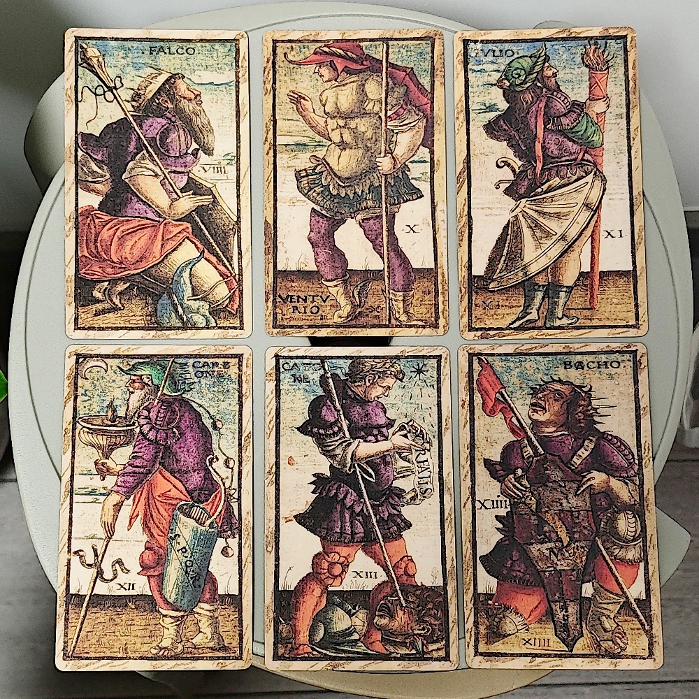 Sola Busca Tarot Deck In Rigid Box 78 Pcs Vintage Tarot Cards 12