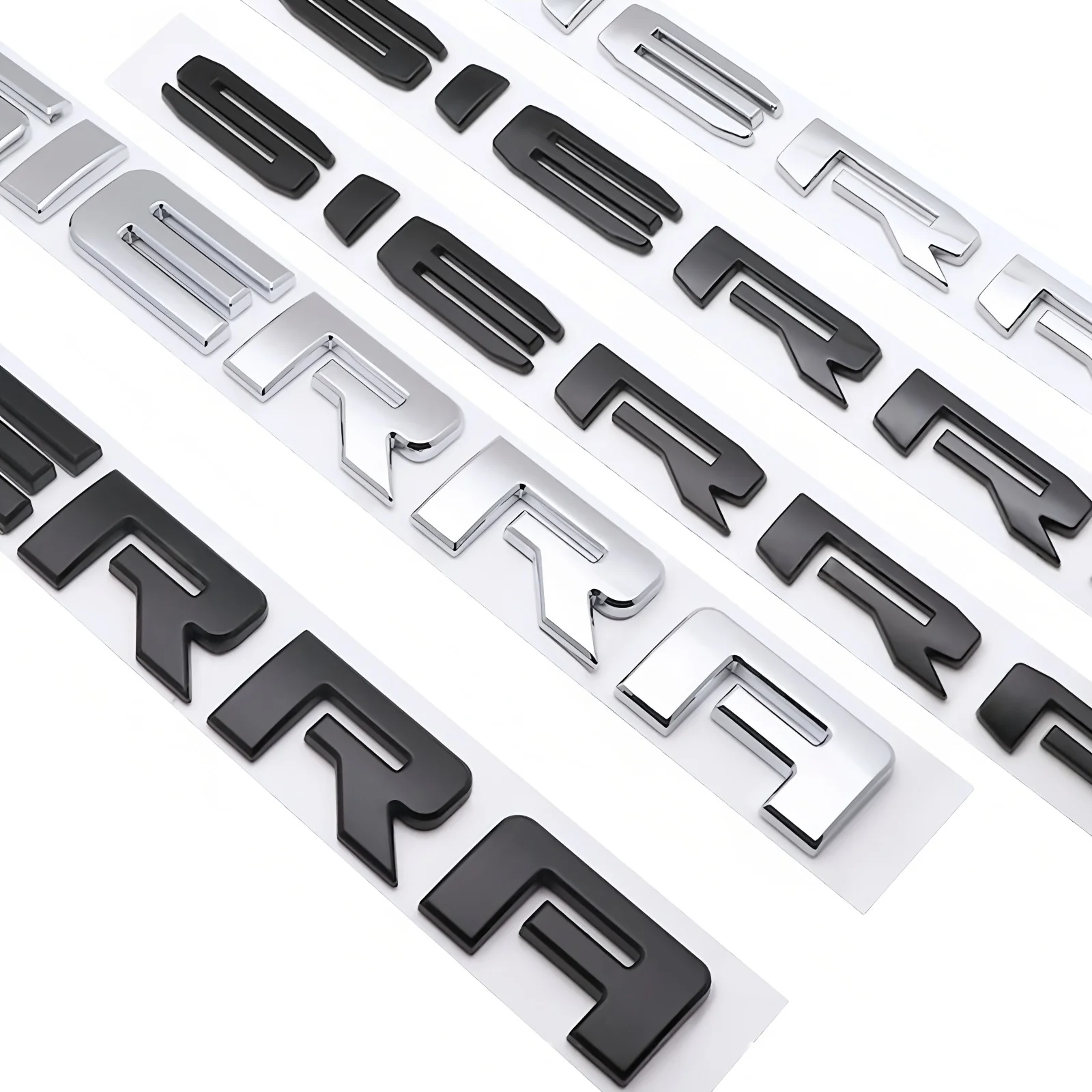 

SIERRA новые старые буквенные логотипы, автомобильные наклейки для GMC Sierra, оригинальные задние багажники, модифицированные аксессуары, декоративные наклейки