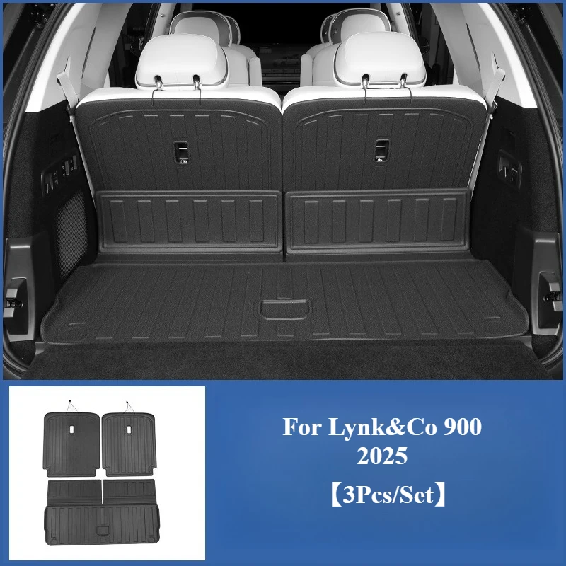 

For Lynk & Co 900 2025 2026 Car Trunk Pad TPE Waterproof Cargo Liner Protector Scratch Resistant Protective Mats Accessories
