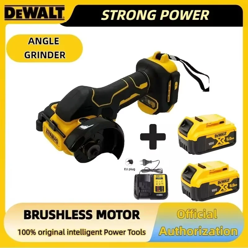 

DEWALT Cordless Angle Grinder 3 Inch Mini Polishing Grinding Machine Electric Cutting Power Tools For 20V 18V Battery