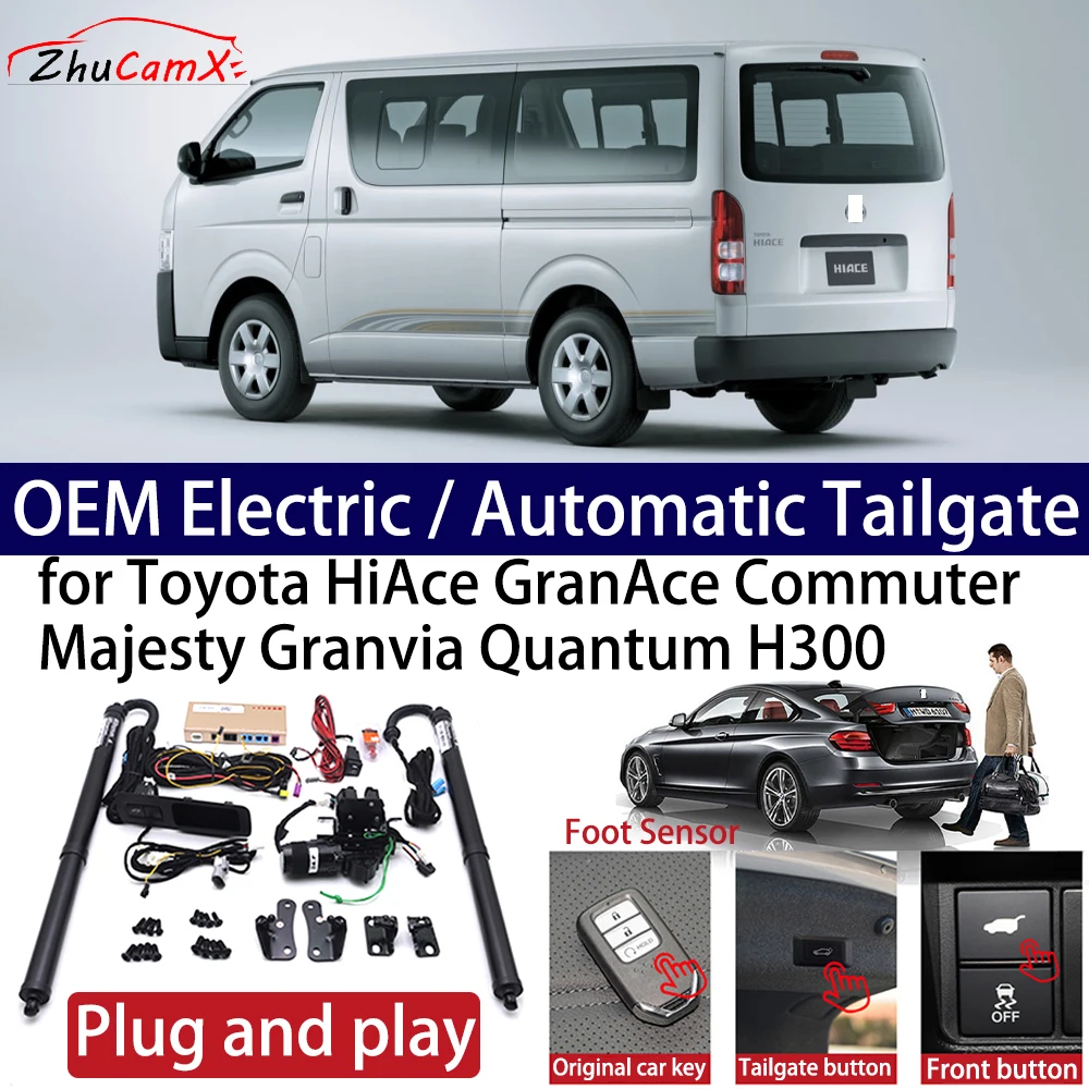 

for Toyota HiAce GranAce Commuter Majesty Granvia Quantum H300 Car Power Electric Automatic One-Click Smart Liftgate Tail Gate