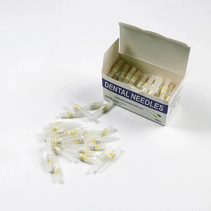 5 X 100pcs/pack Cartridge Pack Plastic Hub Disposable Dental Needles 27g 30g 12/21/25/32/35/38mm Long/Short Dentist Tools