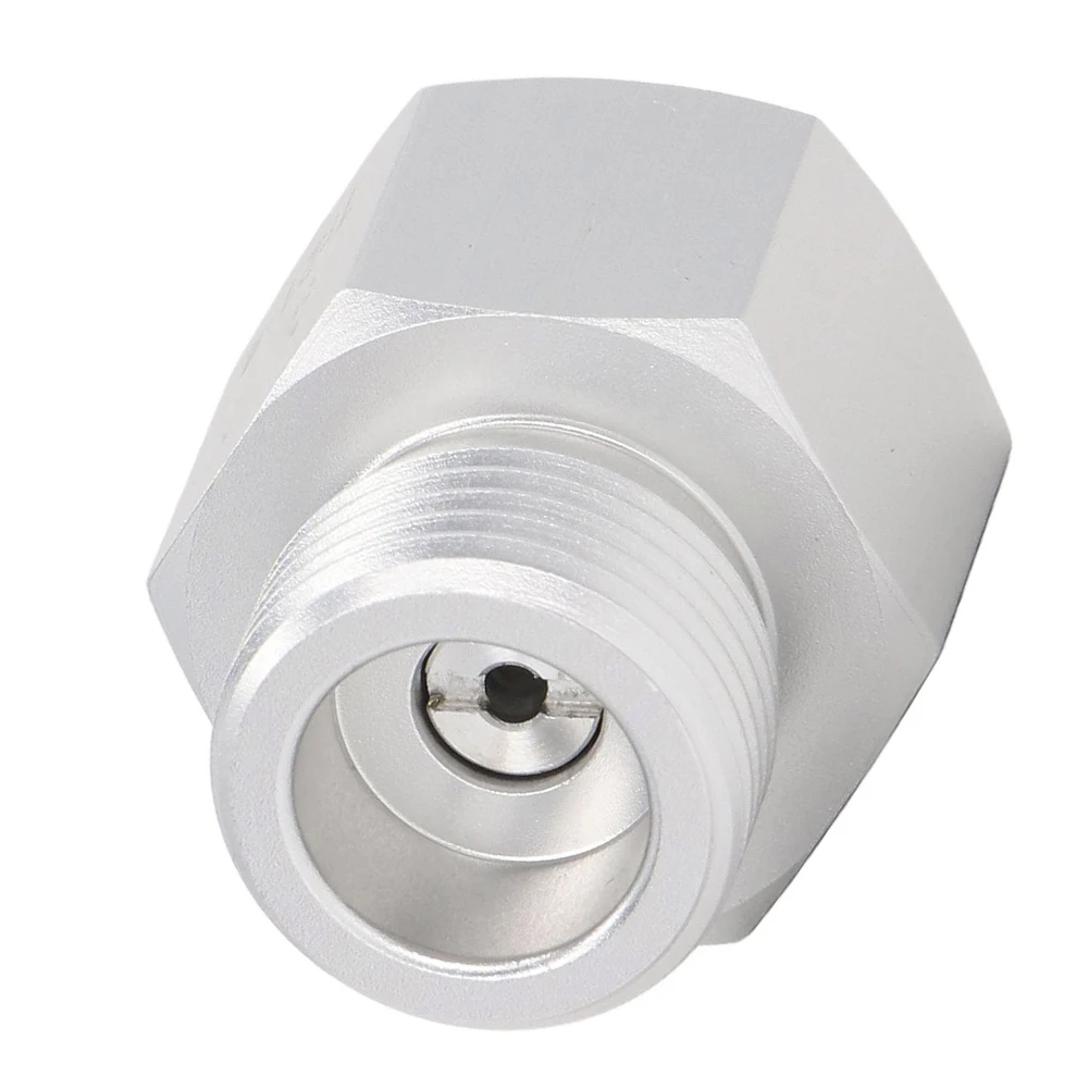 Aluminum Canister Silver CGA320 Adapter Aluminum Alloy Material Compact Footprint Lightweight Design Brewing Process