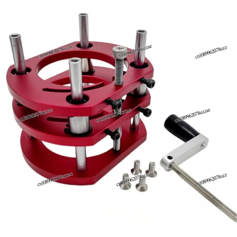 Flip-chip Lifting Base, Bakelite Milling, Small  Machine Lifting Table, Slotted and Tenon Trimming Chamfered Table